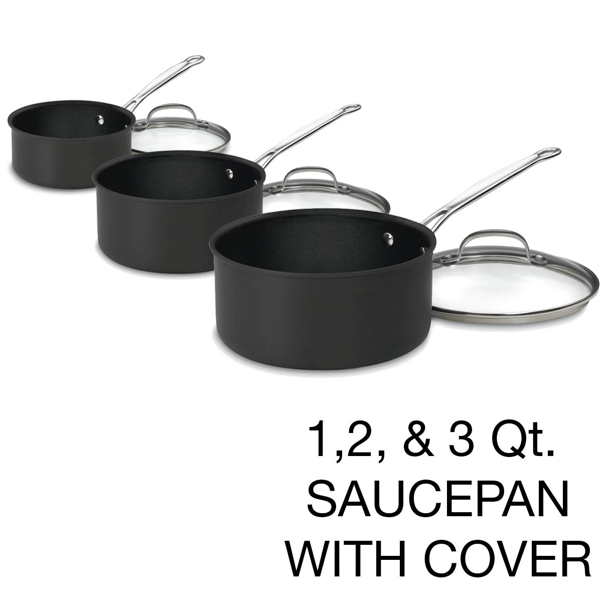 Cuisinart Chefs Classic Nonstick Hard Anodized Piece Cookware Set