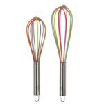 Core Kitchen Stainless Steel & Silicone 2pc Whisk Set – Rainbow 817687018286 _ eBay