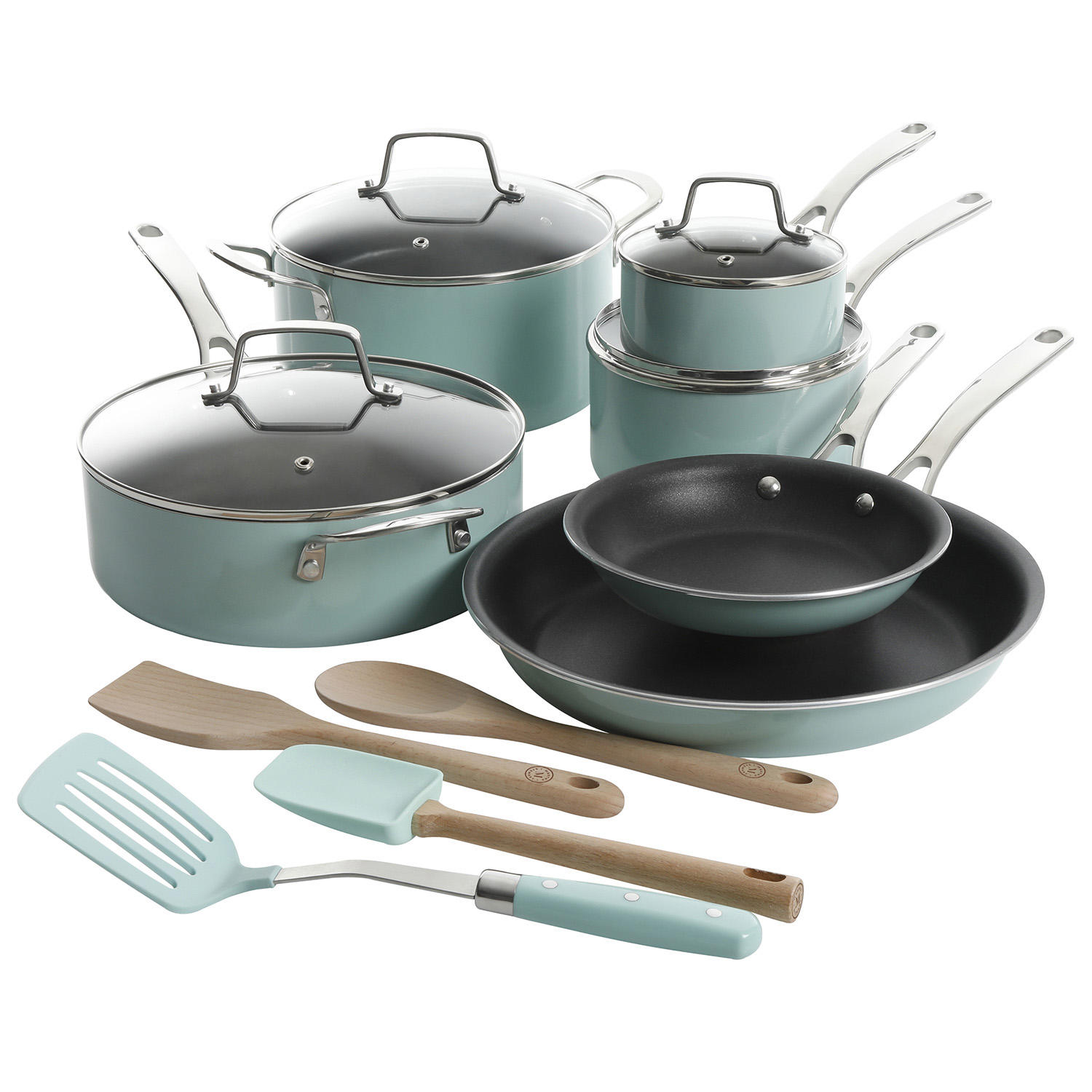 6 piece non stick cookware set