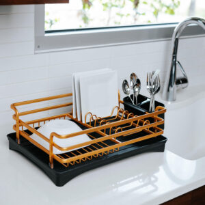 Costco Deals Online - simplehuman Steel Frame Dishrack & Sink Caddy  available now on Costco.com! . Features: - Sink Caddy Included - Stainless  Steel Body with Anti-Slip Rubber Feet - Pivoting Swivel