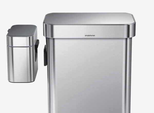Simplehuman 58L Dual Compartment Step Can with Compost Caddy & Code H Liners,  60-pack for Sale in Long Beach, CA - OfferUp
